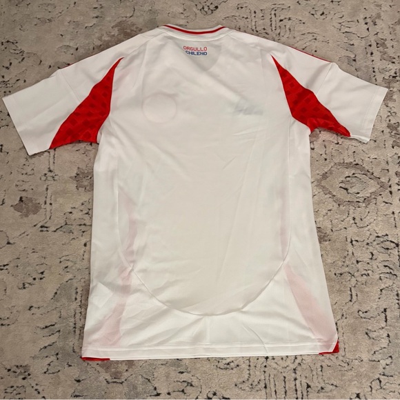 Adidas Authentic Chile National Team 2024 IQ0674 Away White Jersey Men’s Sz: S - Picture 7 of 7